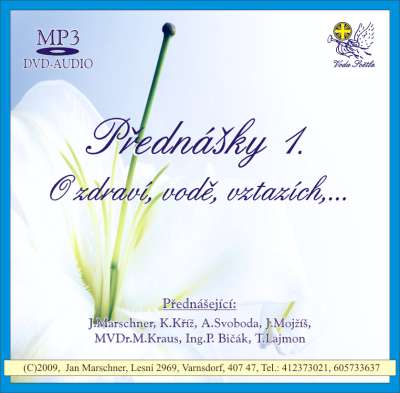 Přednášky 1- O zdraví, vodě, vztazích - MP3-DVD1